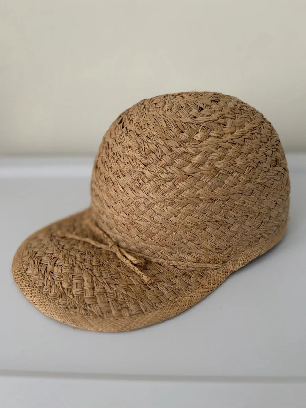 Vintage 1996 Liz Claiborne Woven Straw Raffia Snapback Hat